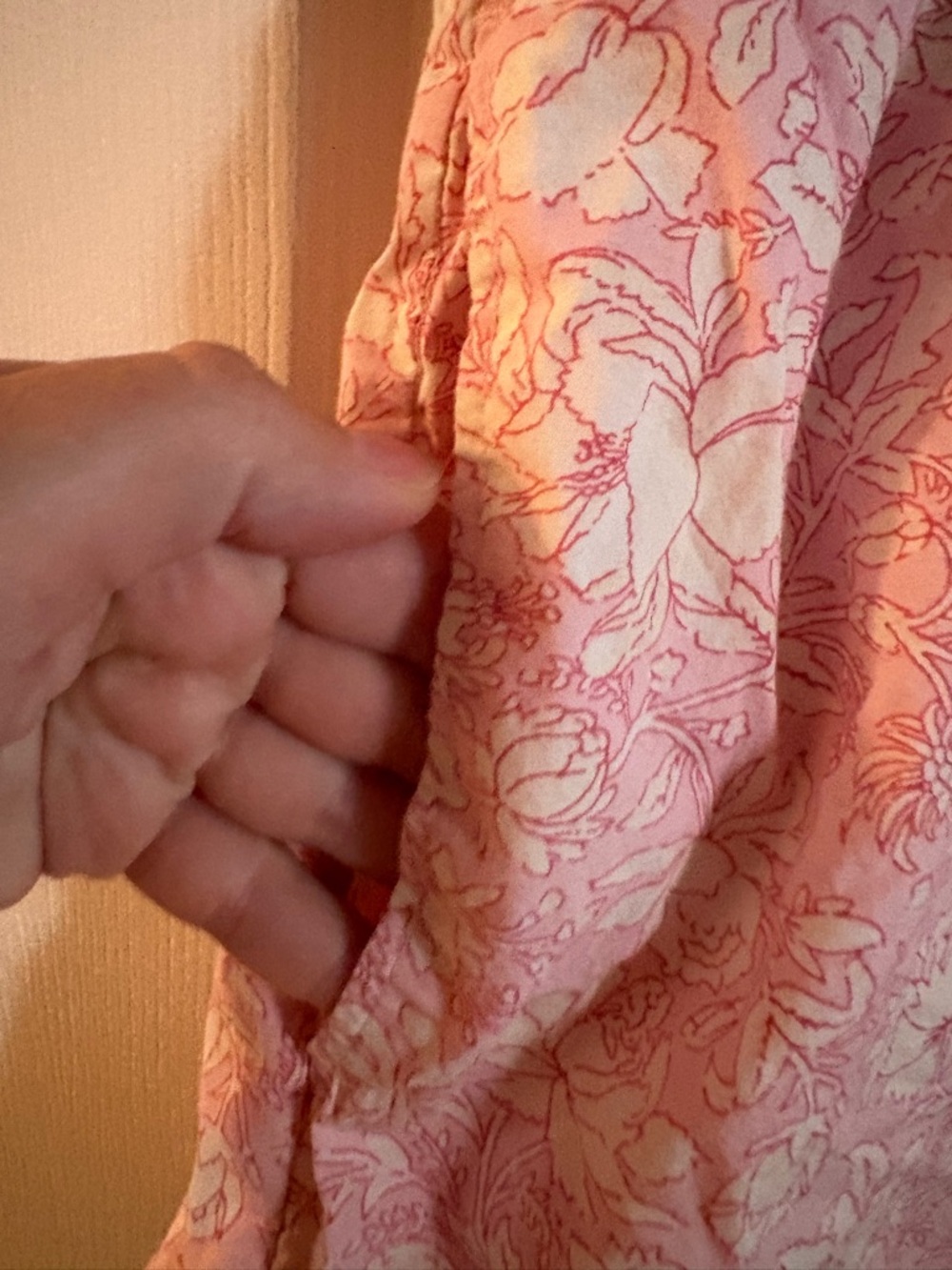 J. Crew Pink & Cream Floral Pajama Shorts - Picture 3 of 4